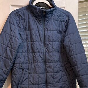 Blue Quilted Jacket
